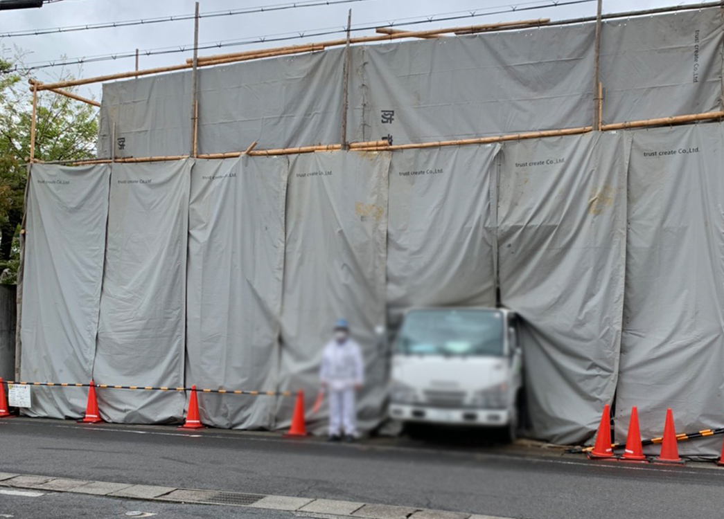 木造2階建解体工事